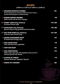 Cafe-65 India Hotel menu 2