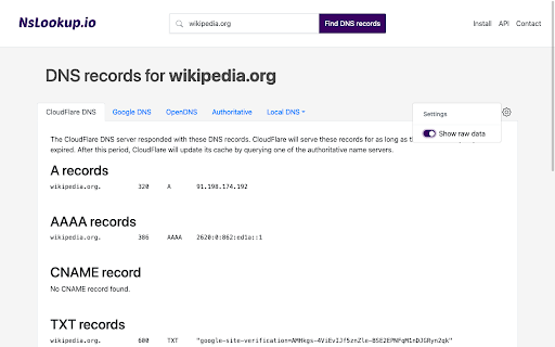 NsLookup - Find DNS Records