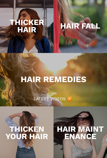 Screenshot Haircare app for women