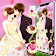 Cute Romantic Love Couple Theme icon