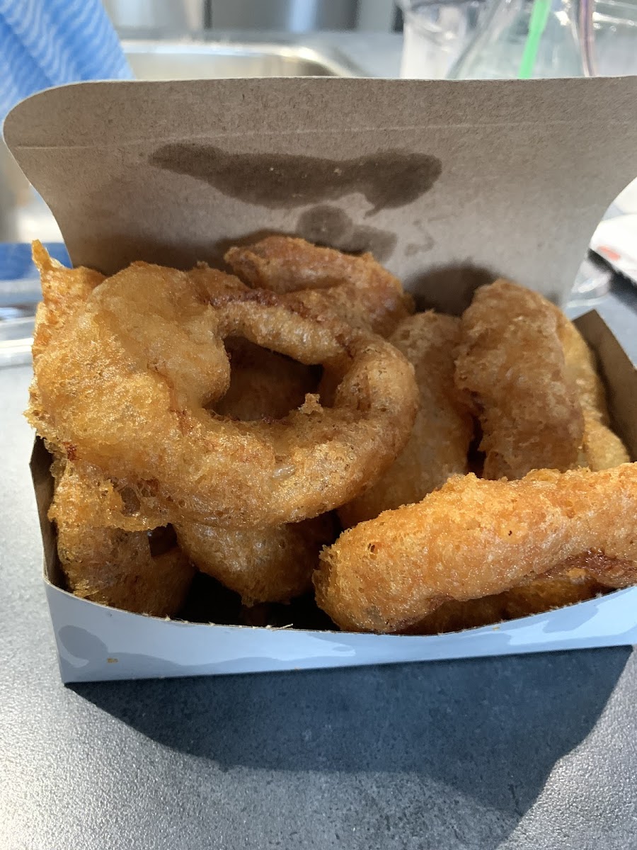 GF onion rings 😍