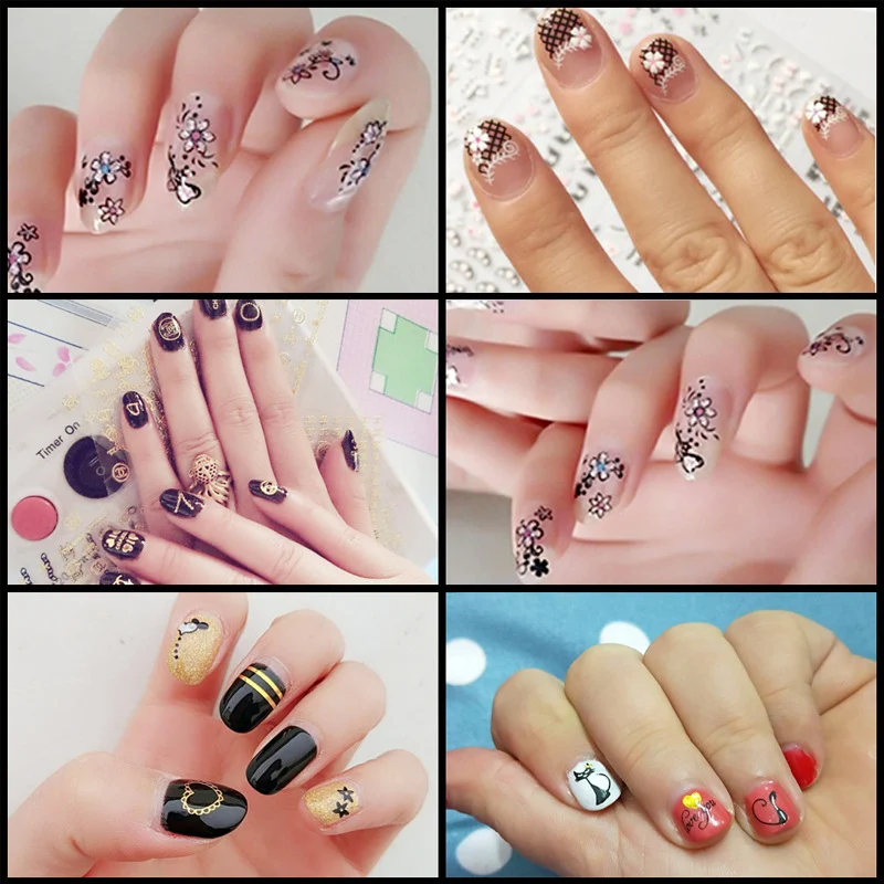 Nagel applicaties met zelfklevende achterkant. Eenvoudig aan te brengen, diverse designs, professionele resultaten. Perfecte manicure in een handomdraai.