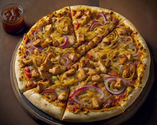 Chicken Cheese Tikka Pizza