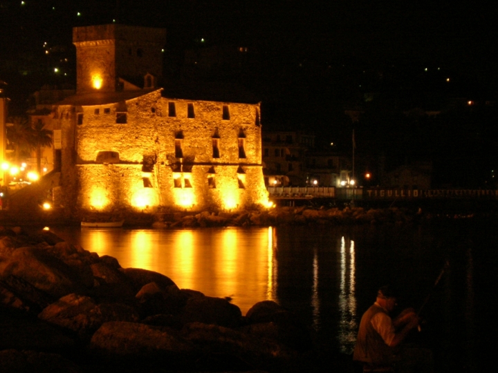 Castello di Rapallo notturno di Cincia