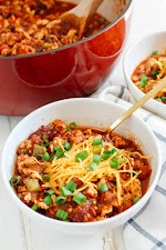 Turkey Chili was pinched from <a href="http://www.eatyourselfskinny.com/the-best-turkey-chili-youll-ever-taste/" target="_blank" rel="noopener">www.eatyourselfskinny.com.</a>