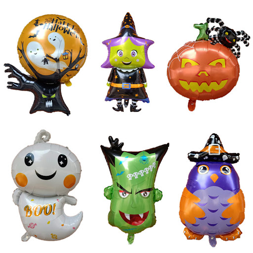 Title 3, Halloween Party Decoration Mini Aluminum Balloo...