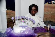 Ontlametse on her 16th birthday.