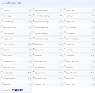 Fastsy Foods menu 1