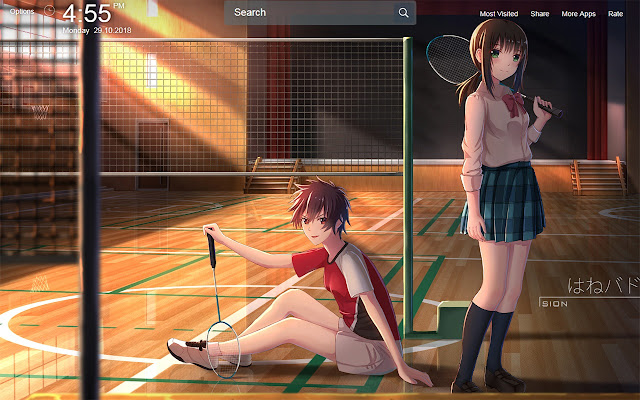 Hanebado Wallpapers Theme New Tab