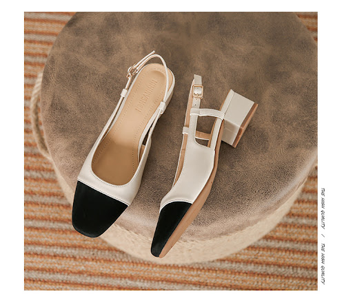 Title 9, Womens Leather Toe Cap French Style Chunky Hee...
