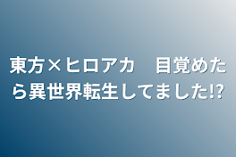 東方×ヒロアカ　目覚めたら異世界転生してました!?