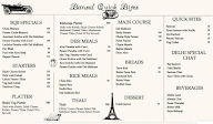 bansal quick bites menu 2