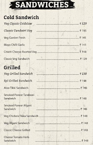 The Sandwich Store menu 2