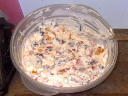 creamy fruit salad