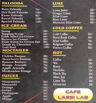 Cafe Lassi Lab menu 1