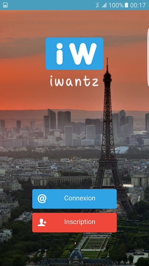 Android application IWantz screenshort