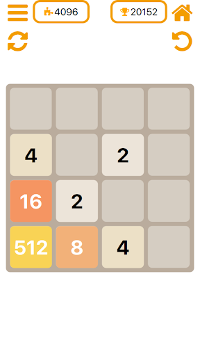 Screenshot 2048 - number puzzle game