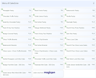 CakeZone menu 2