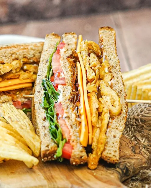 The Millionaire Veg Club Sandwich