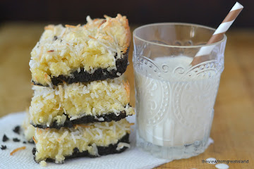 Black Bottom Coconut Squares