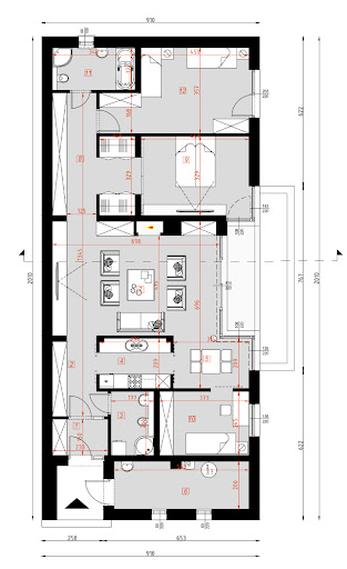 D114 - Rzut parteru