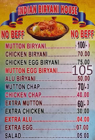 New Biryani House menu 1