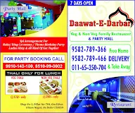 Daawat-E-Darbar menu 1