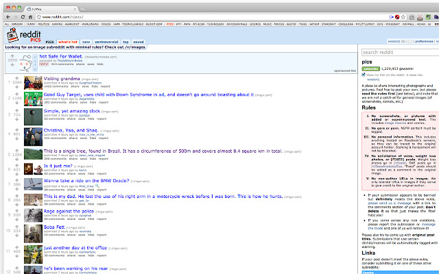 Reddit Blue Links chrome extension