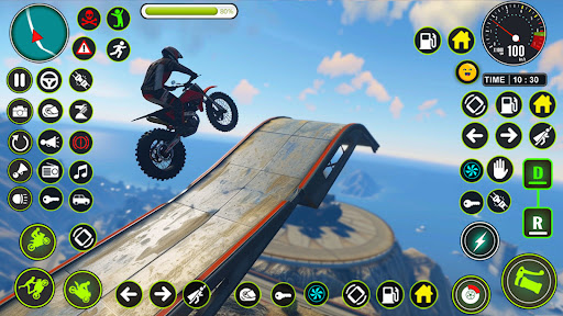 Screenshot Mega Ramp Moto Stunt Bike Game