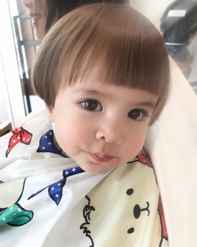 2歳 男の子 髪型 ぱっつん