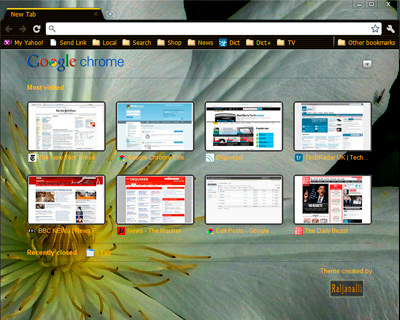 OpticAmber Clematis1920 Theme Preview 3