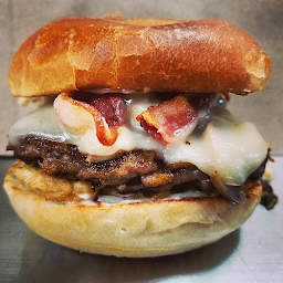 The Mushroom Mozzarella Burger