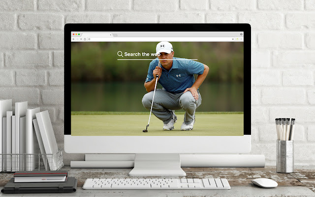 Jordan Spieth New Tab Golf Theme