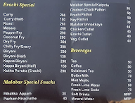 Hotel Malabar menu 4