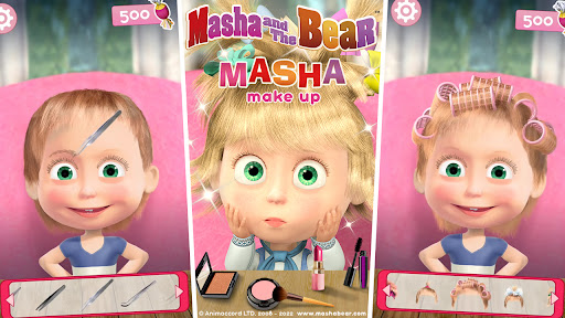 Screenshot Masha and the Bear: Salon Game