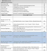 Khichdi Junction menu 2