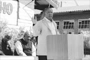 GOOD COURSE: ANC's Julius Malema accompanied Limpopo tycoon David Mabilu (not in the picture) to donate R500 000 to Mveladzandivho Primary School in Tshiawelo, Soweto, yesterday. The money will be used to build extra classrooms. PIC: PETER MOGAKI. 02/02/2010. © Sowetan.