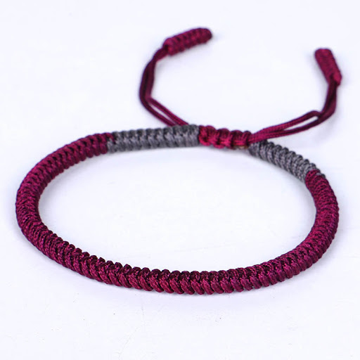 Title 5, Hand-woven diamond knot bracelet