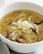 Cabbage, Kielbasa and Rice Soup was pinched from <a href="http://www.foodandwine.com/recipes/cabbage-kielbasa-and-rice-soup" target="_blank">www.foodandwine.com.</a>