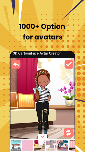 Screenshot 3D Cartoon Face Avatar Maker
