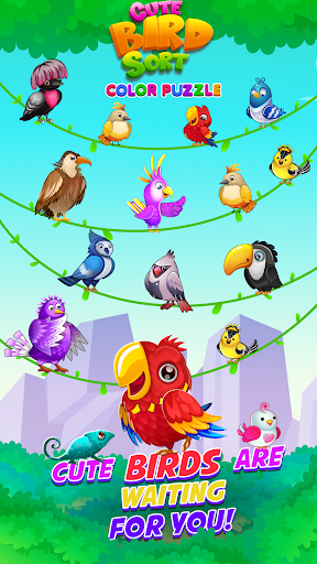 Screenshot Cute Bird Sort : Color Puzzle