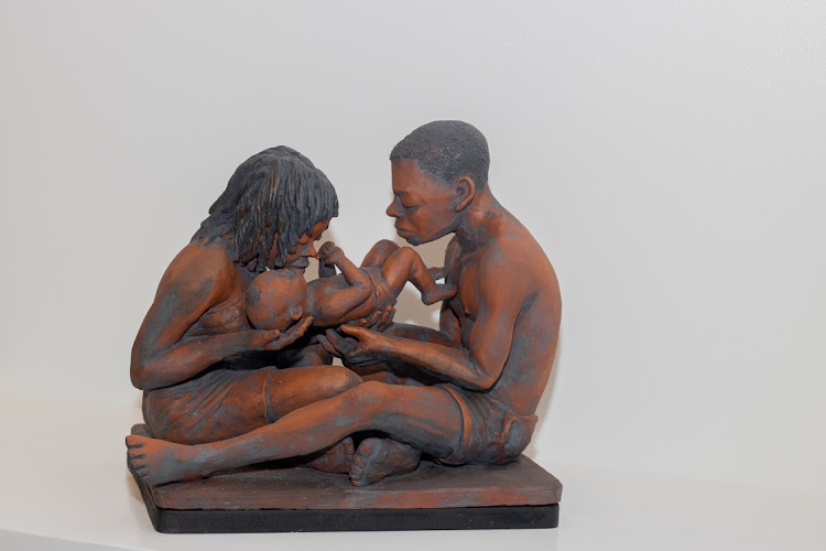 Detailed sculptures like this one are major attractions at The Living Heritage Women's Museum at Sammy Marks Square.