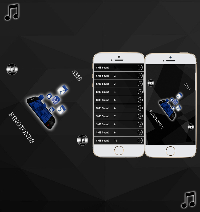 Android application SMS Sounds Ringtones 2016 screenshort