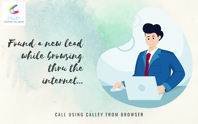 Call using Calley from Browser chrome extension