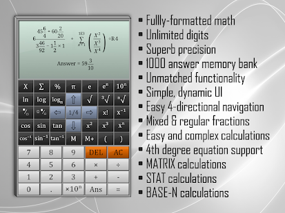  ‪Full Scientific Calculator‬‏- صورة مصغَّرة للقطة شاشة  