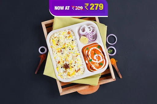 Paneer Lababdar Rice Lunchbox