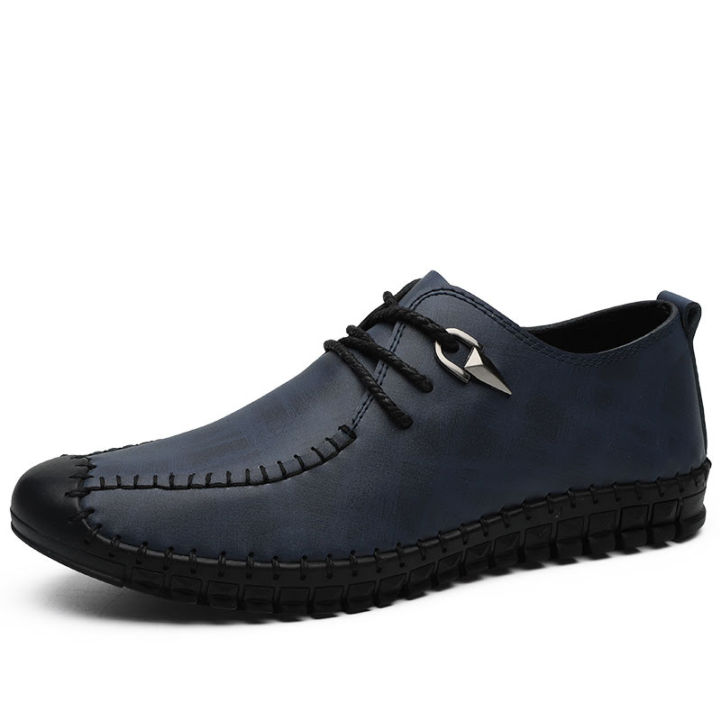 Men's Four Seasons Lace-up Leather Casual Shoes | Calceus | United States