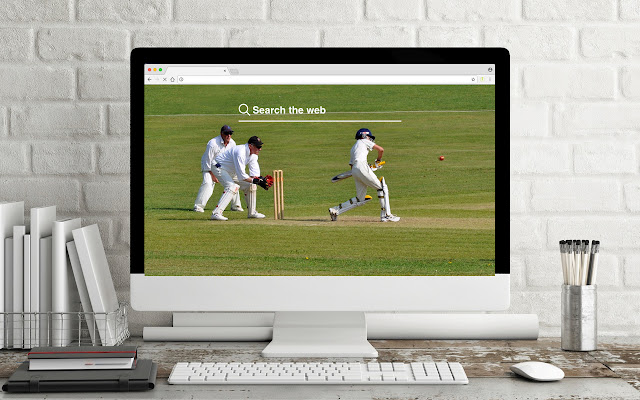 Crickets New Tab Sports Theme