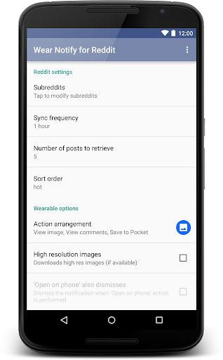 Wear Notify for Reddit