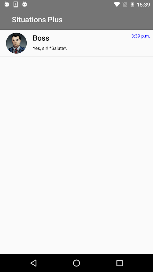 Android application Situations Plus screenshort